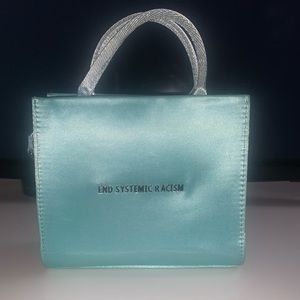 Brandon Blackwood: ESR Tote Satin (Baby Blue)